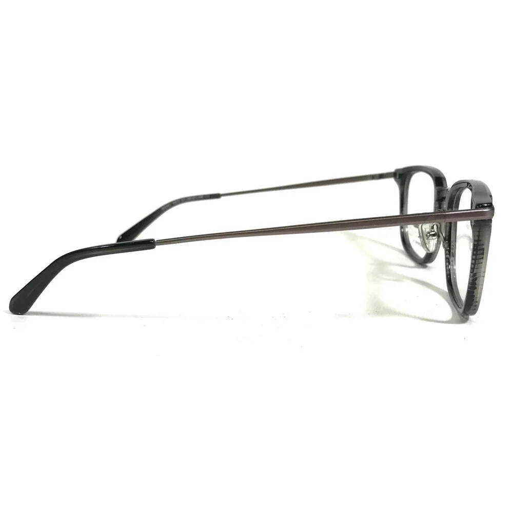 Jean Reno Eyeglasses Frames 1872 C1 Black Grey Horn Square Full Rim 49-21-140